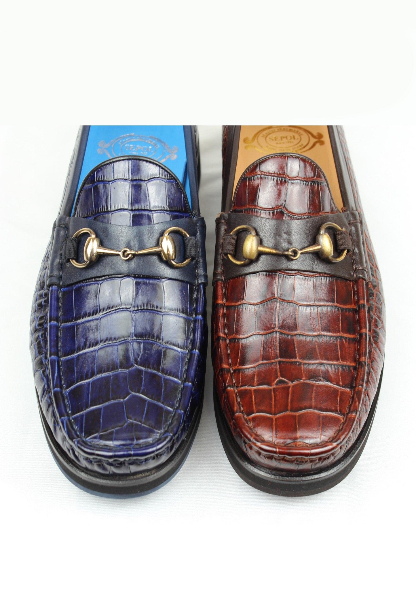 Sepol Men's New Moccasini Navy