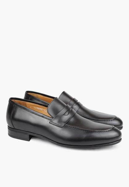 Sepol Vegas Men's Penny Loafer Black