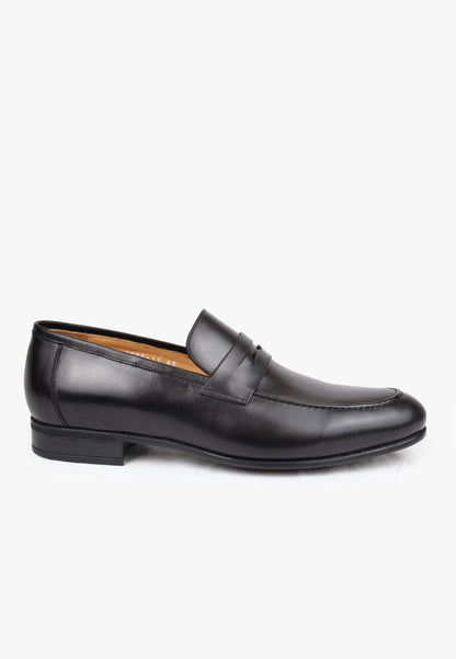 Sepol Vegas Men's Penny Loafer Black