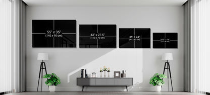 White Horse Glass Wall Art