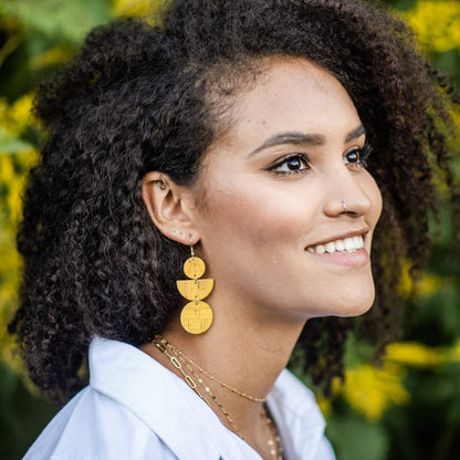 Yellow Lark Earrings