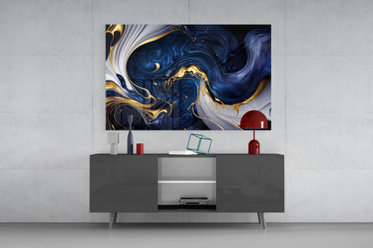 Abstract Art Glass Wall Art