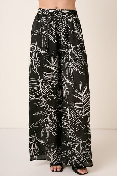 Mittoshop Printed Wide Leg Pants